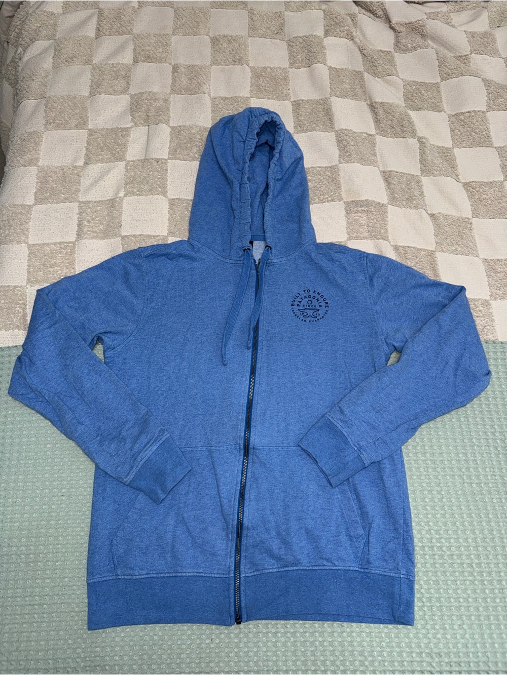 Patagonia Fitz Roy Scope Lightweight Full-Zip Hoody Mens Heather Blue M